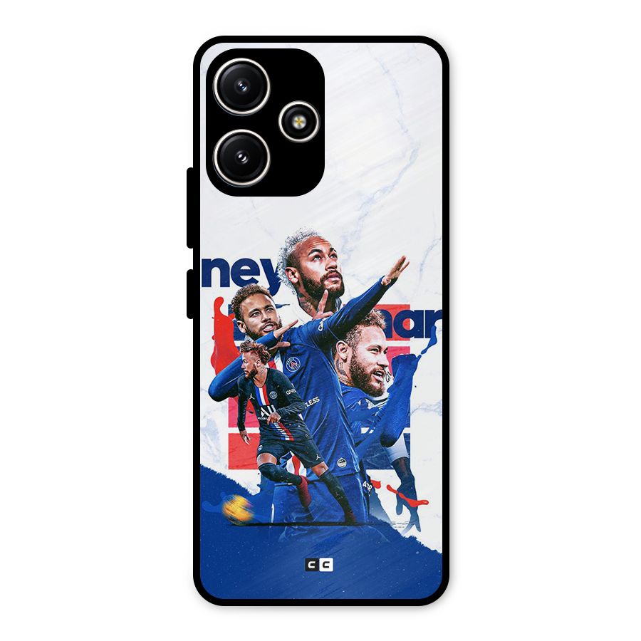 Tropical Sensation Metal Back Case for Poco M6 Pro