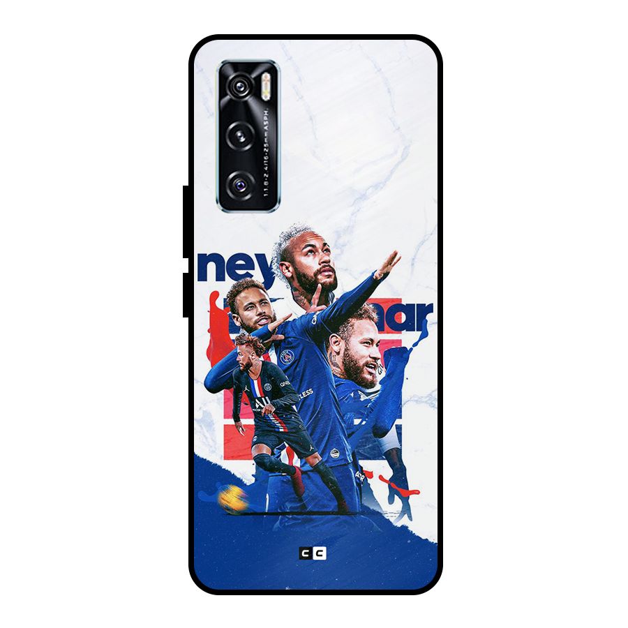 Tropical Sensation Metal Back Case for Vivo V20 SE