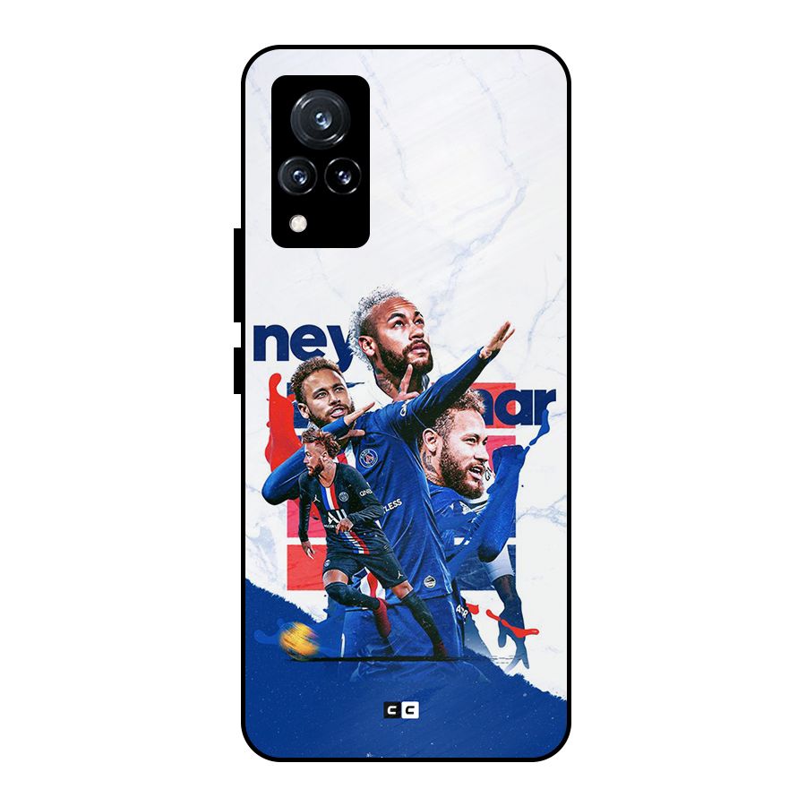 Tropical Sensation Metal Back Case for Vivo V21 5G