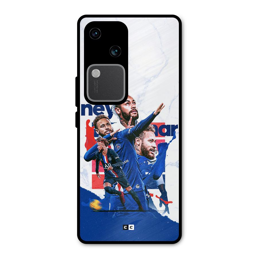 Tropical Sensation Metal Back Case for Vivo V30 Pro