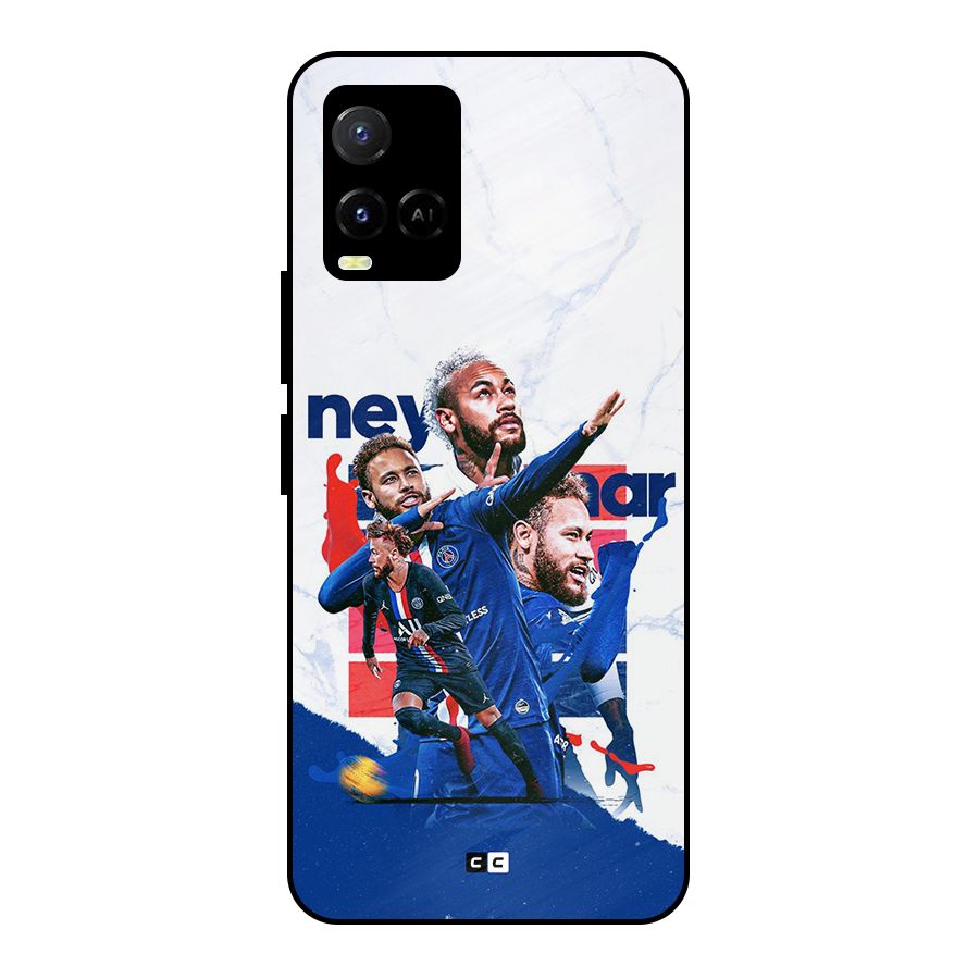 Tropical Sensation Metal Back Case for Vivo Y33s