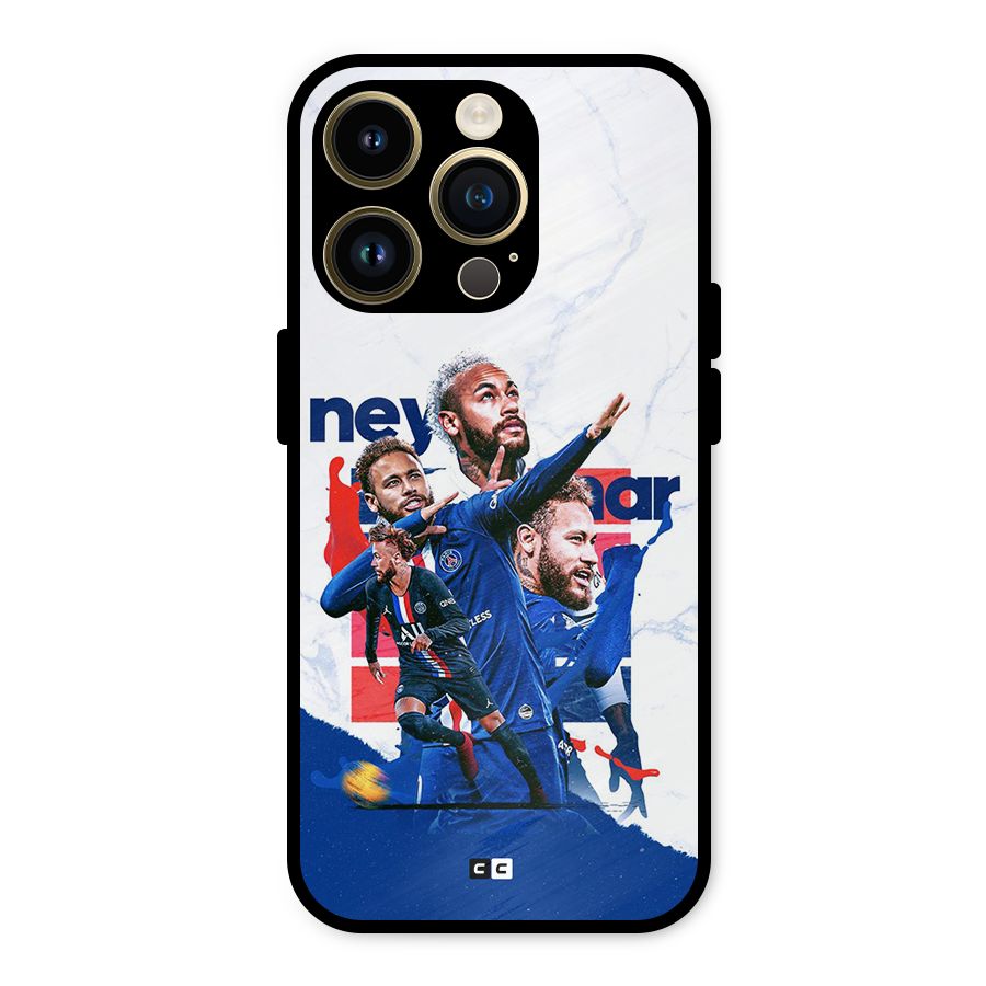 Tropical Sensation Metal Back Case for iPhone 14 Pro