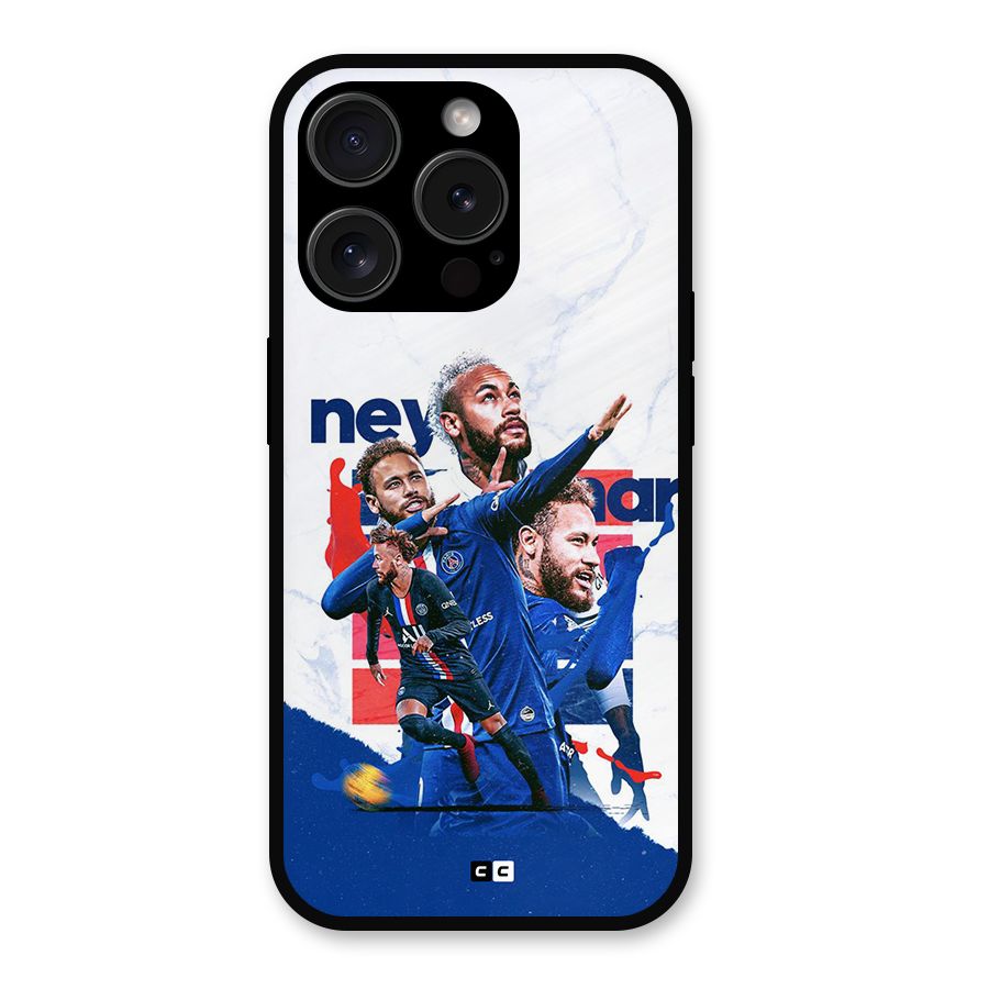 Tropical Sensation Metal Back Case for iPhone 15 Pro