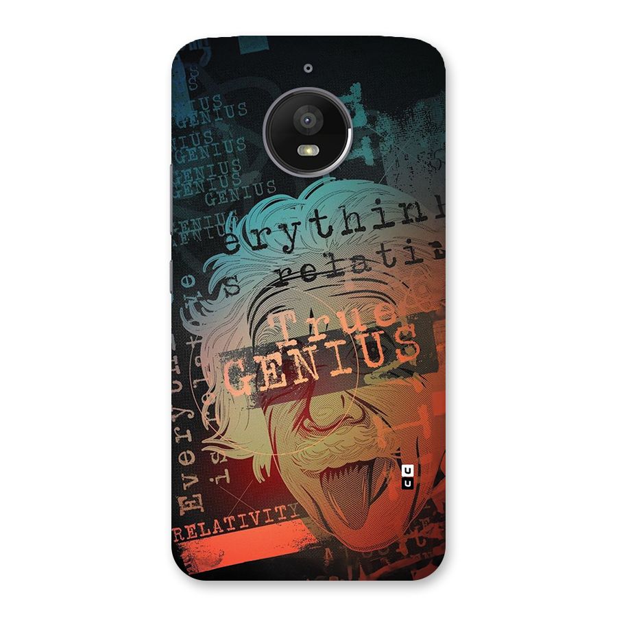 True Genius Back Case for Moto E4 Plus
