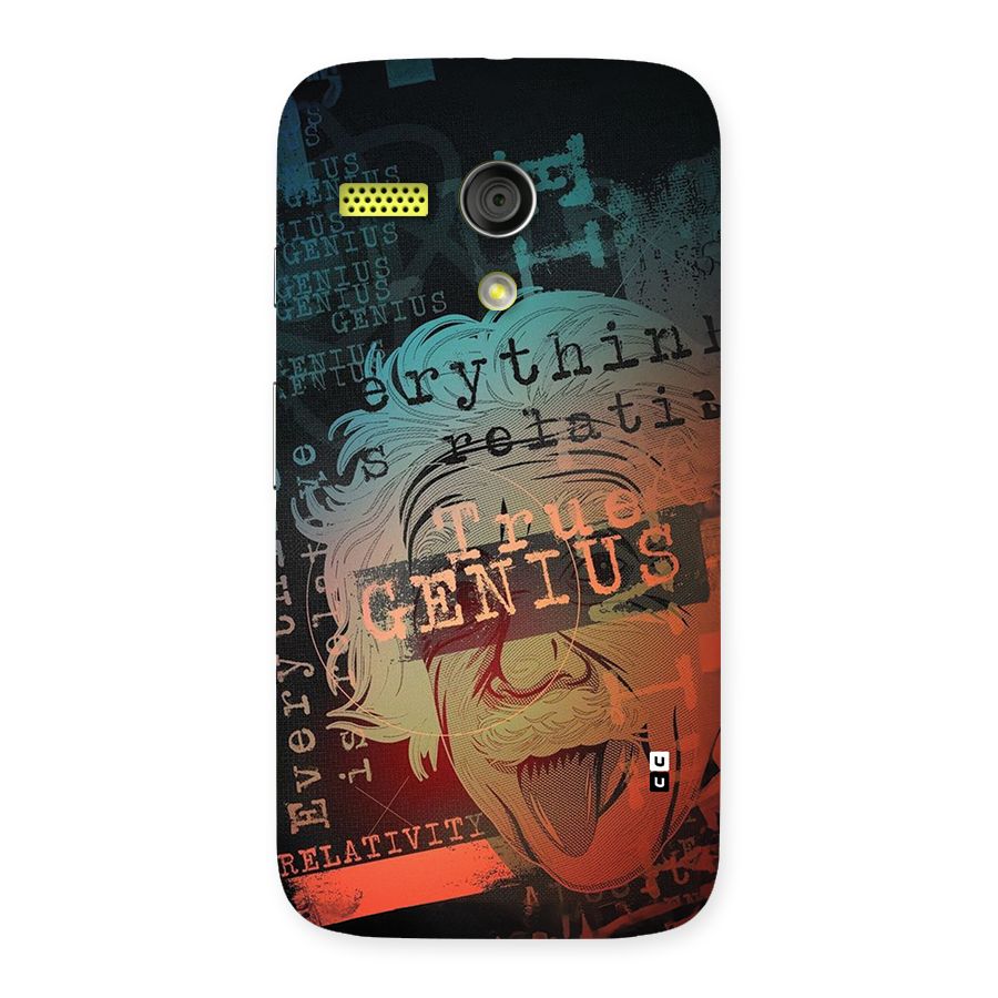 True Genius Back Case for Moto G
