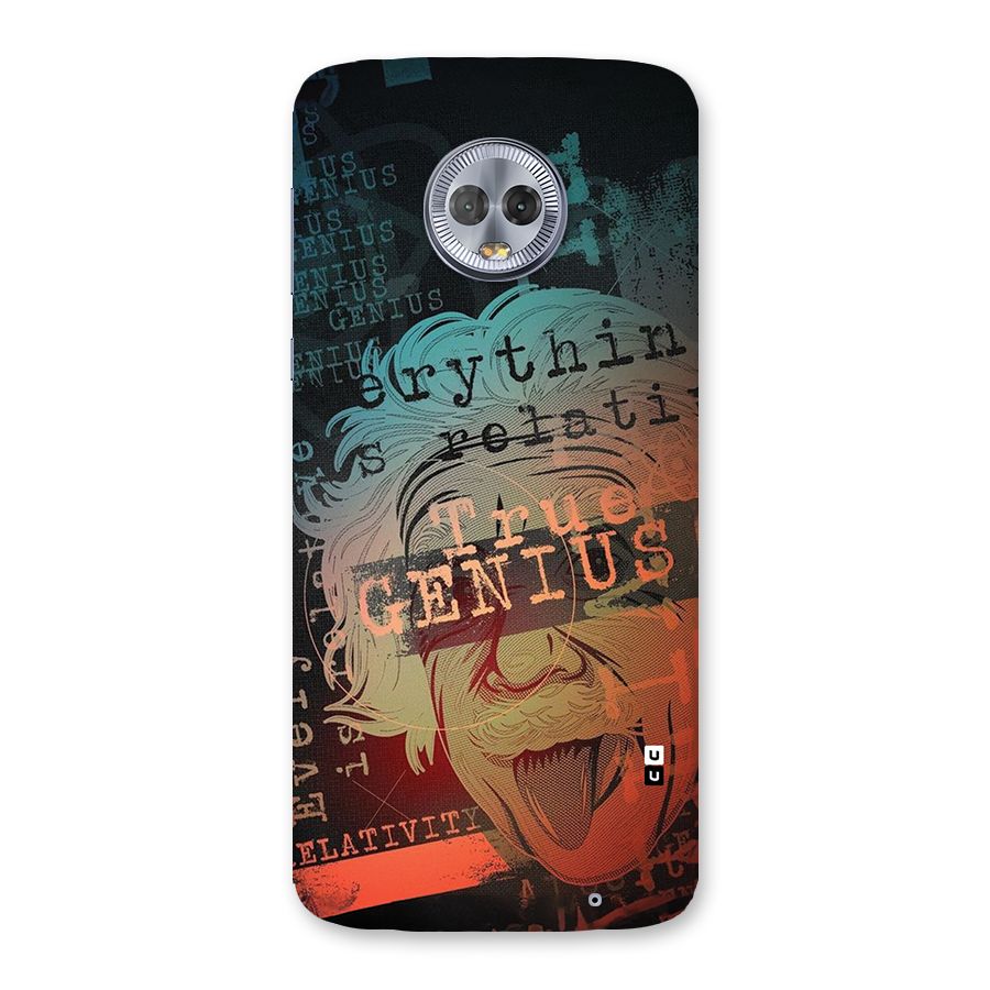 True Genius Back Case for Moto G6 Plus