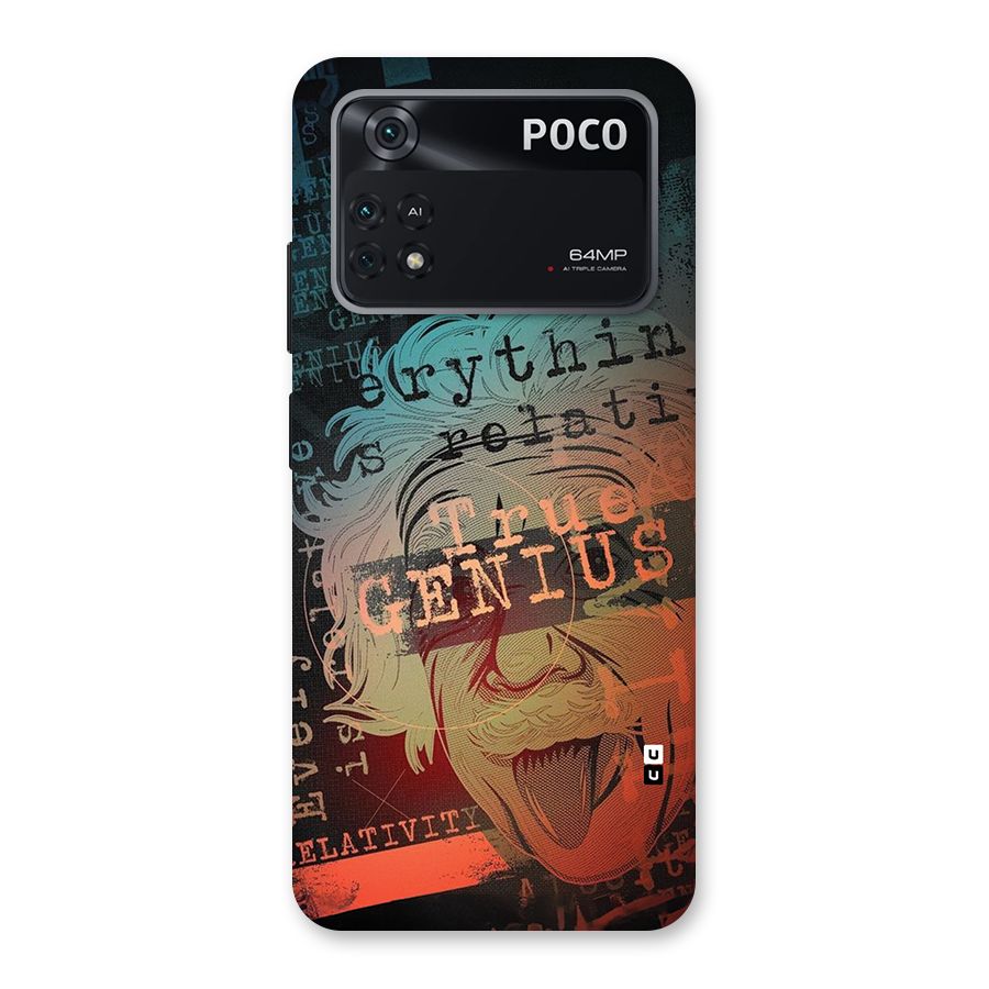 True Genius Back Case for Poco M4 Pro 4G