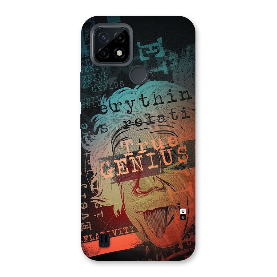 True Genius Back Case for Realme C21