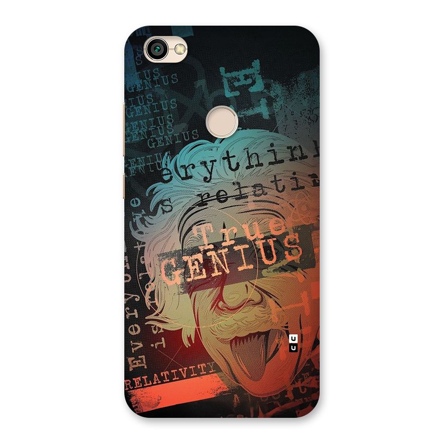 True Genius Back Case for Redmi Y1 2017