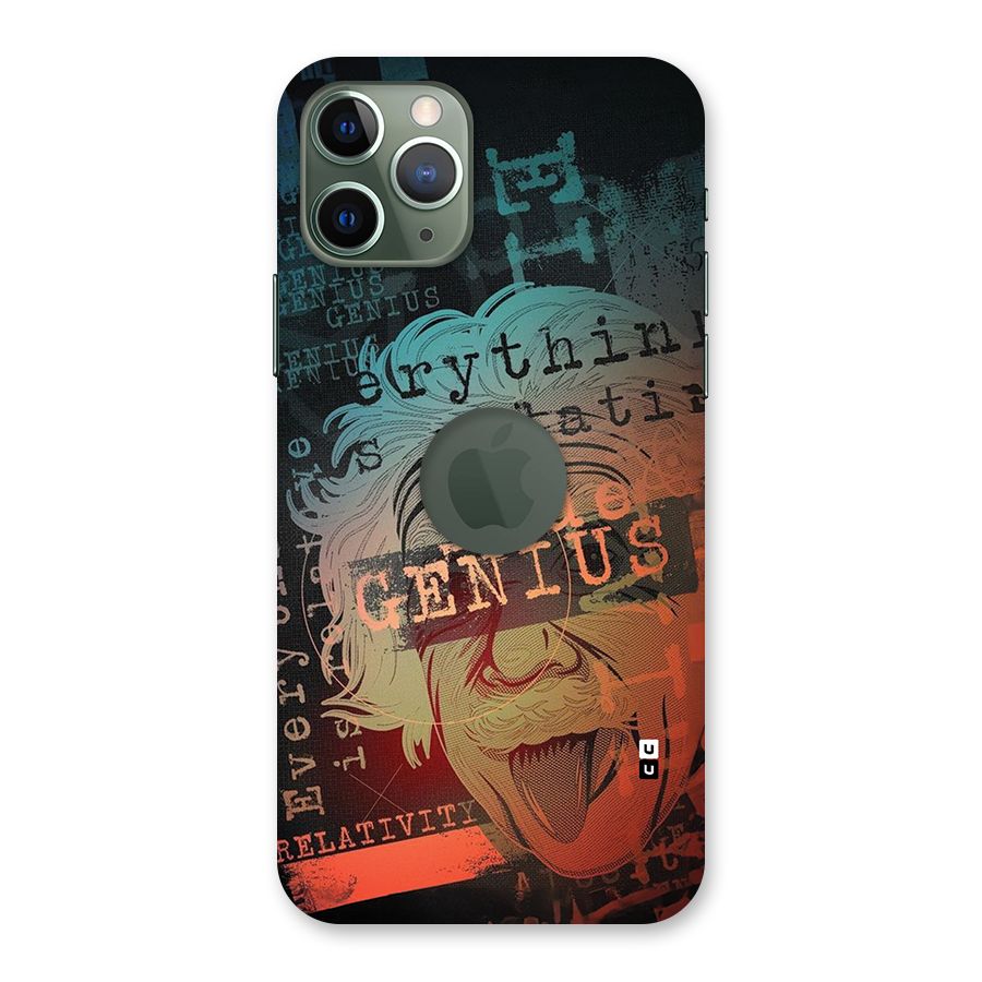 True Genius Back Case for iPhone 11 Pro Logo Cut