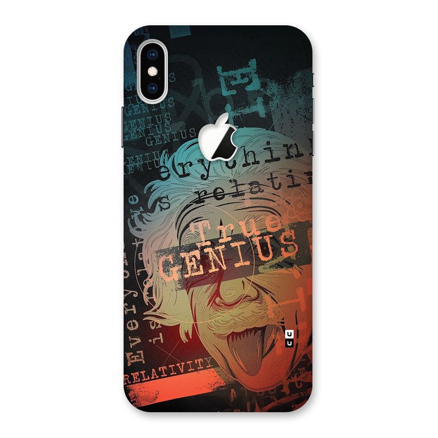 True Genius Back Case for iPhone XS Max Apple Cut