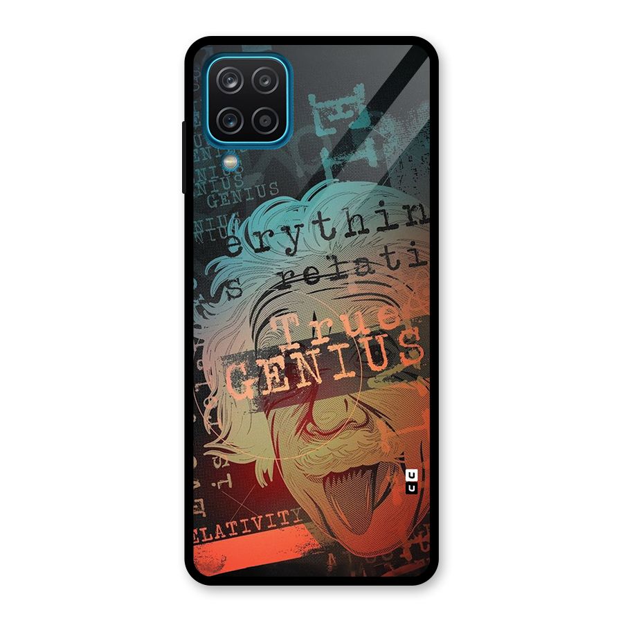 True Genius Glass Back Case for Galaxy A12