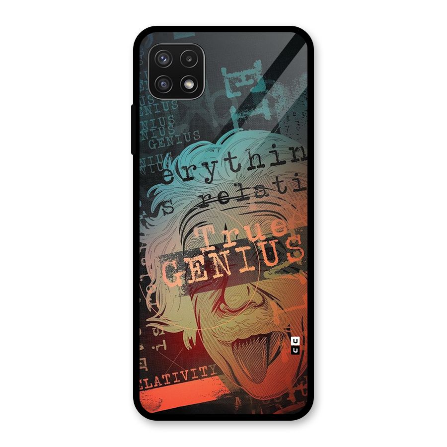 True Genius Glass Back Case for Galaxy A22 5G