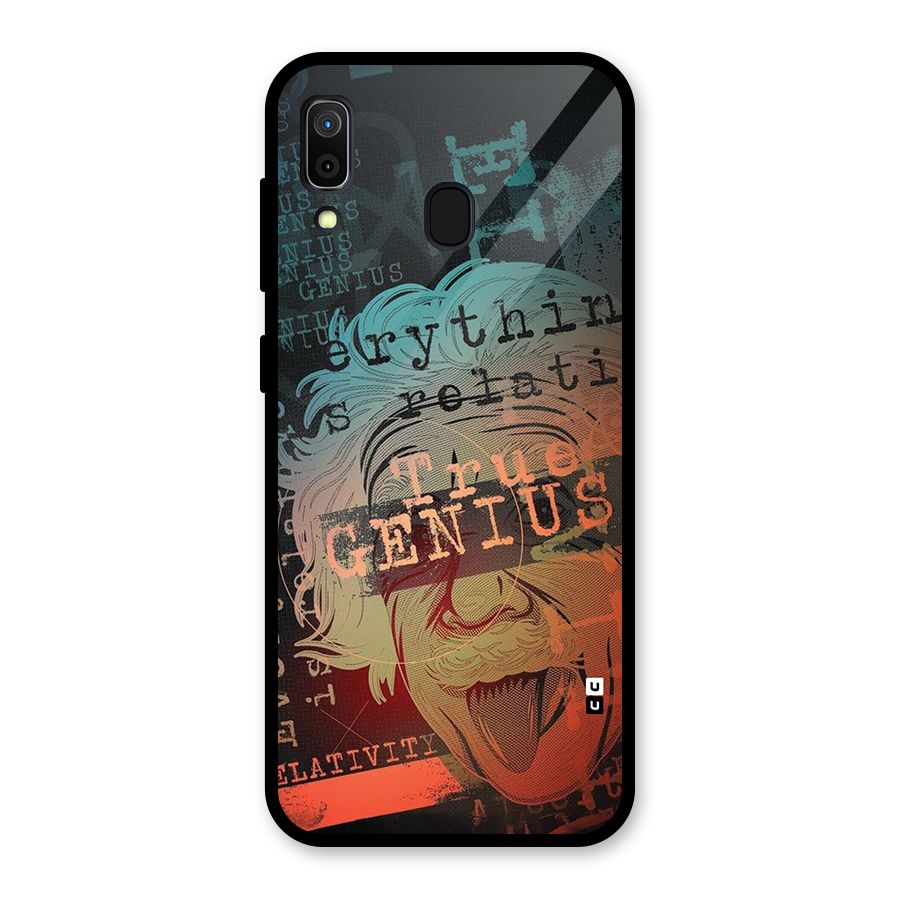 True Genius Glass Back Case for Galaxy A30