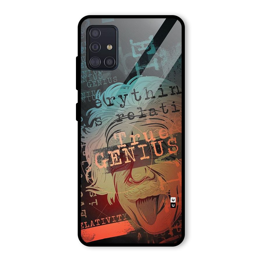 True Genius Glass Back Case for Galaxy A51