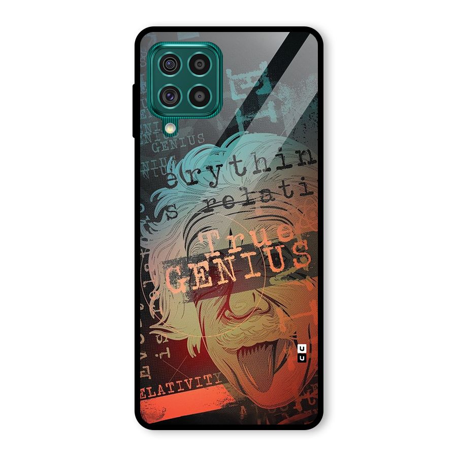 True Genius Glass Back Case for Galaxy F62