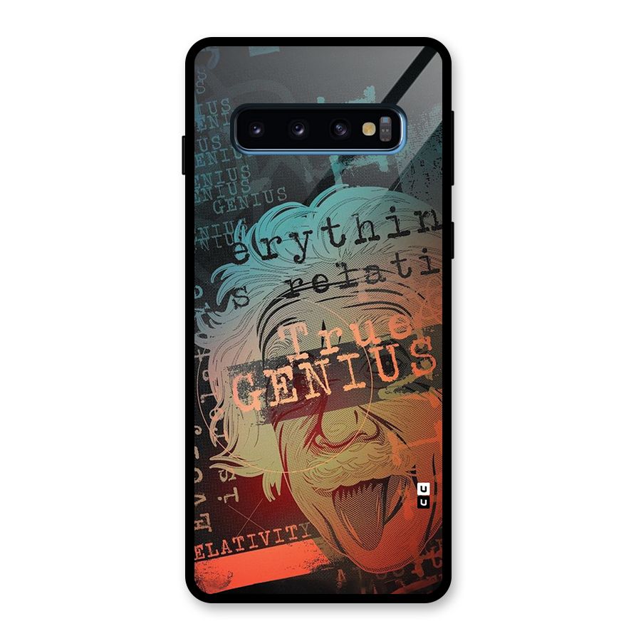 True Genius Glass Back Case for Galaxy S10