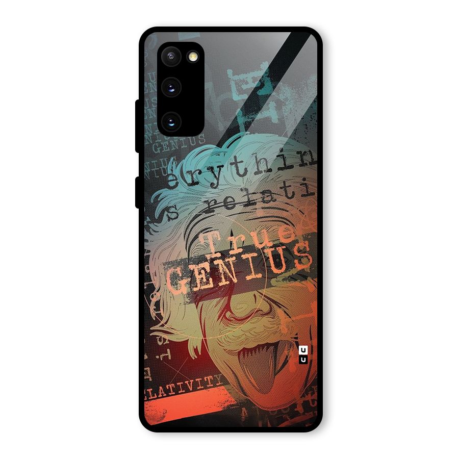 True Genius Glass Back Case for Galaxy S20 FE