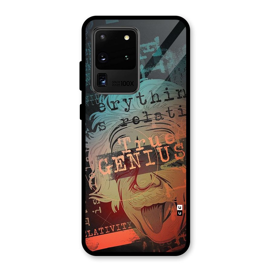 True Genius Glass Back Case for Galaxy S20 Ultra