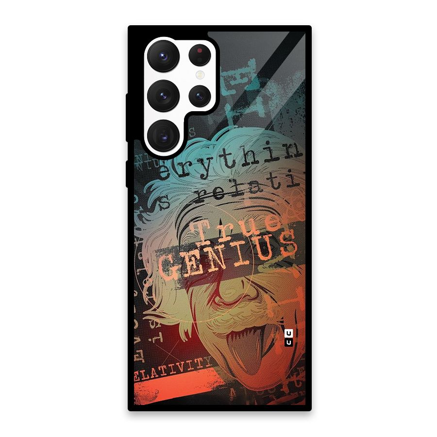 True Genius Glass Back Case for Galaxy S22 Ultra 5G