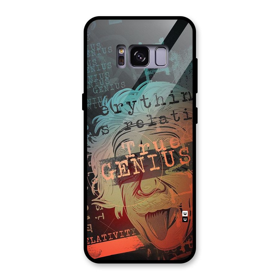 True Genius Glass Back Case for Galaxy S8