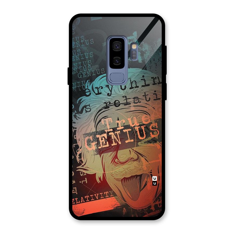 True Genius Glass Back Case for Galaxy S9 Plus