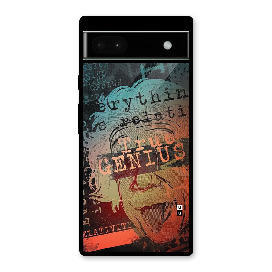 True Genius Glass Back Case for Google Pixel 6a