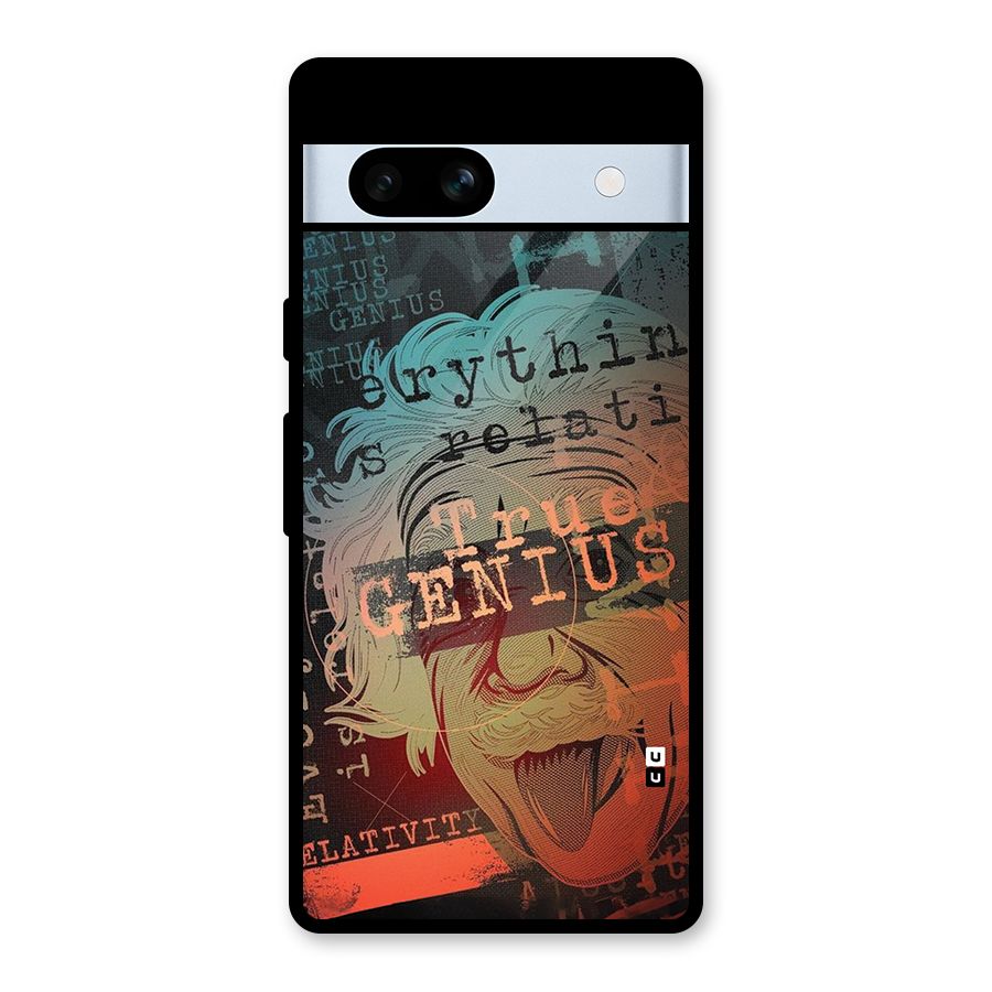 True Genius Glass Back Case for Google Pixel 7a