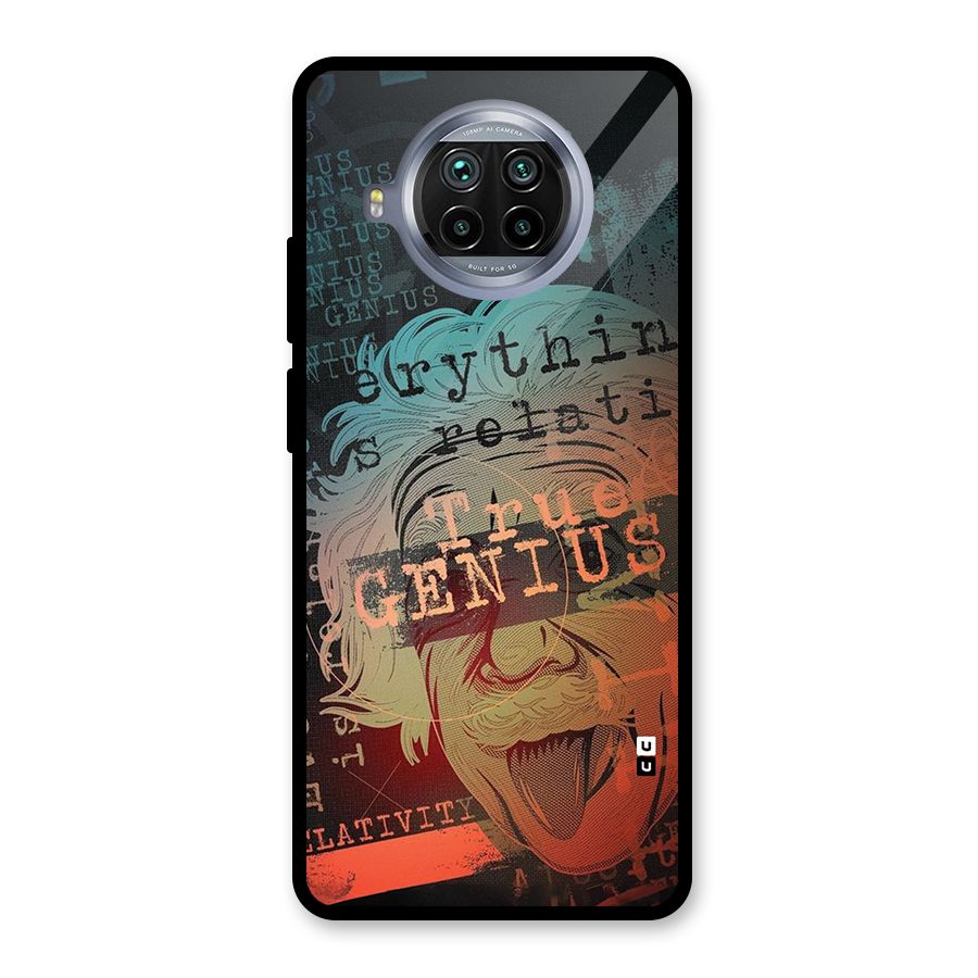 True Genius Glass Back Case for Mi 10i