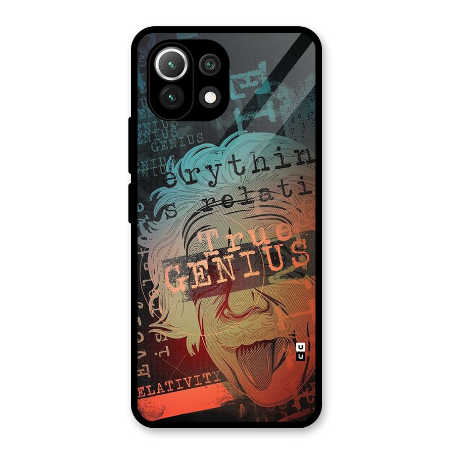 True Genius Glass Back Case for Mi 11 Lite NE 5G