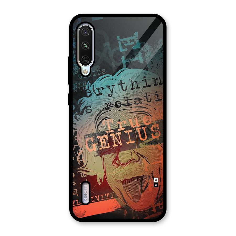 True Genius Glass Back Case for Mi A3