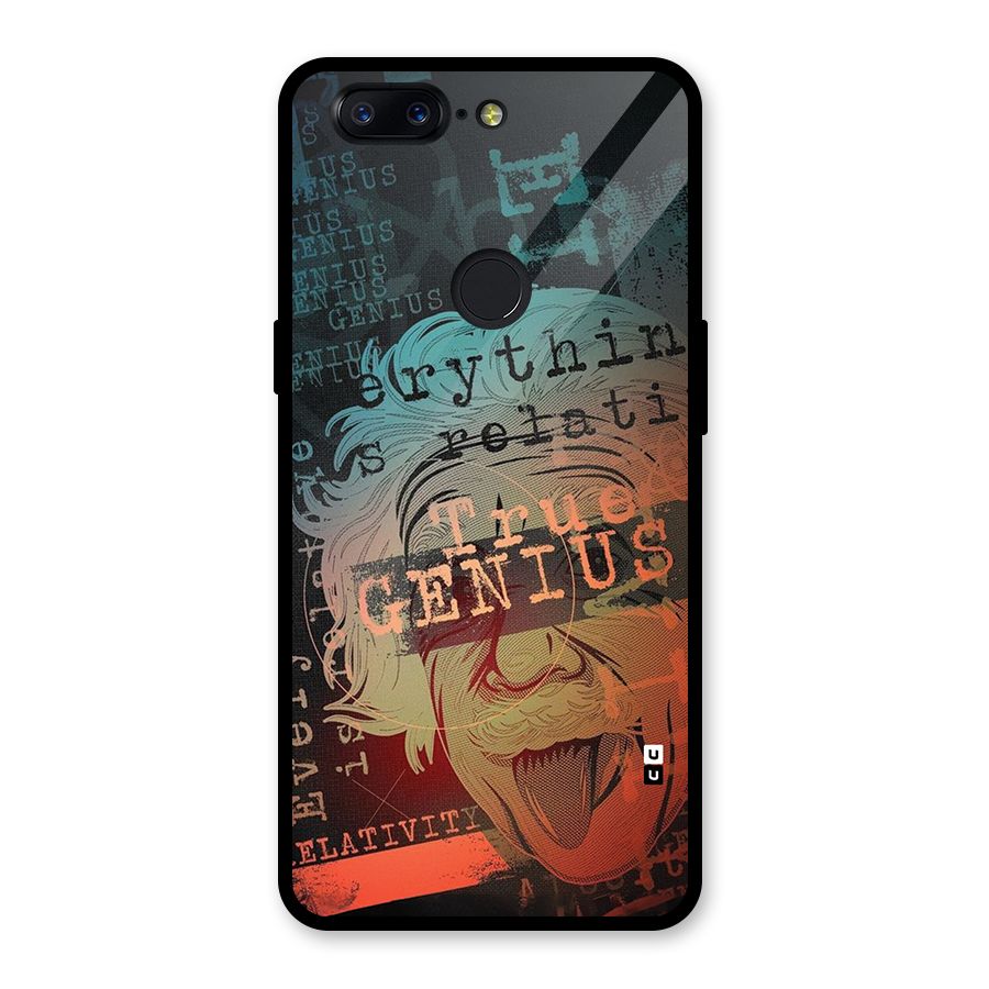 True Genius Glass Back Case for OnePlus 5T
