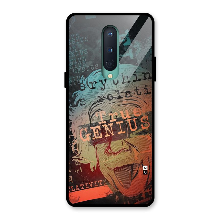 True Genius Glass Back Case for OnePlus 8