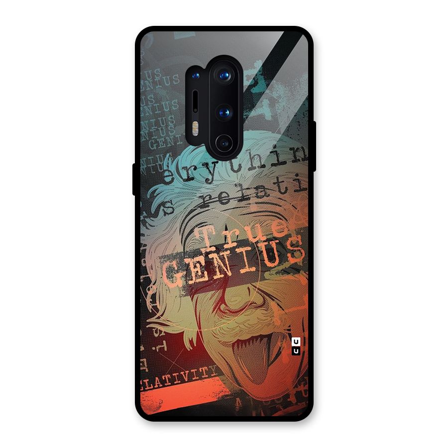 True Genius Glass Back Case for OnePlus 8 Pro