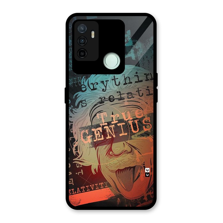 True Genius Glass Back Case for Oppo A53