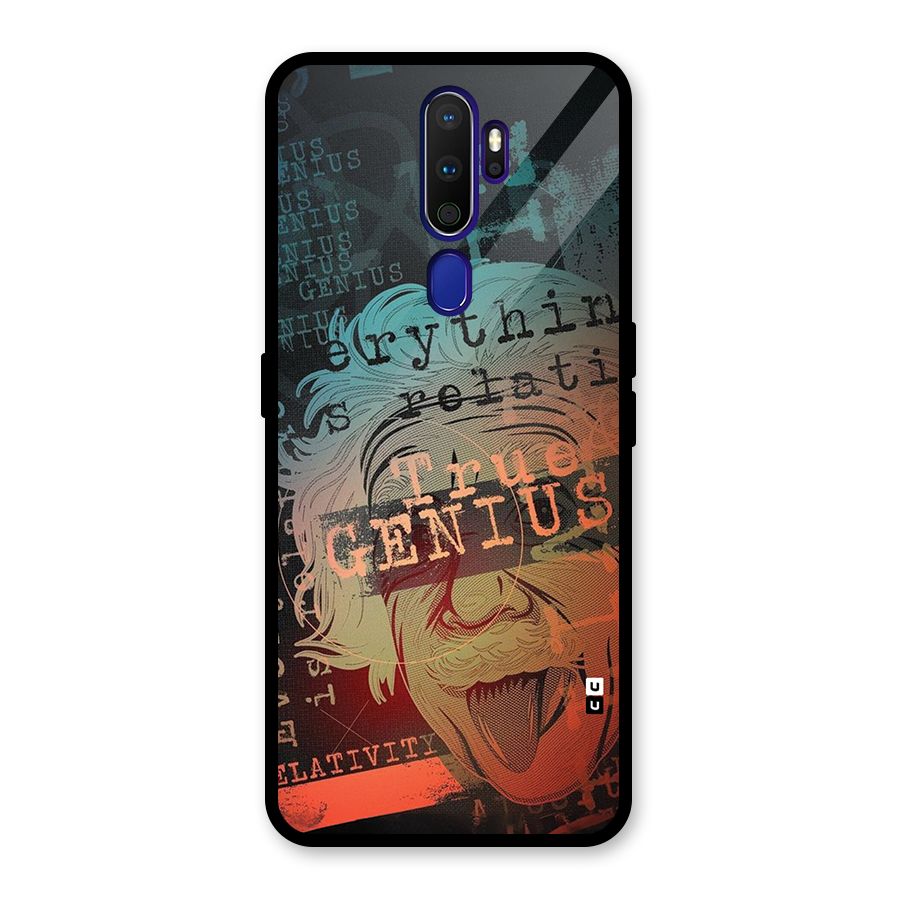 True Genius Glass Back Case for Oppo A9 (2020)