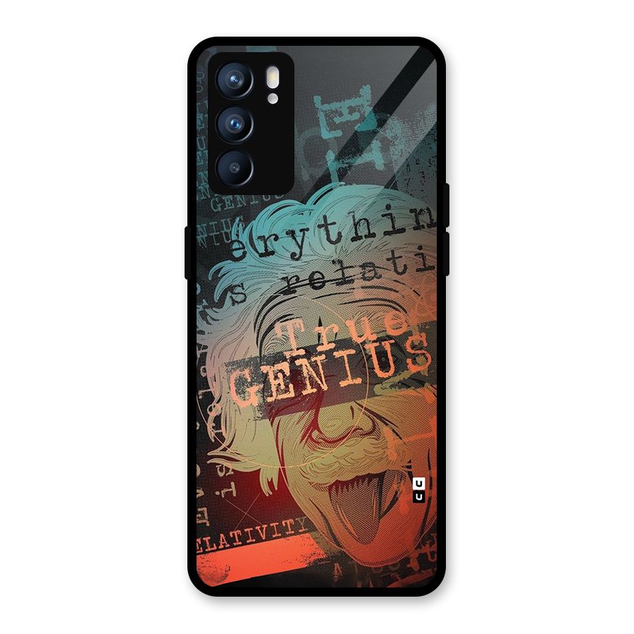 True Genius Glass Back Case for Oppo Reno6 5G