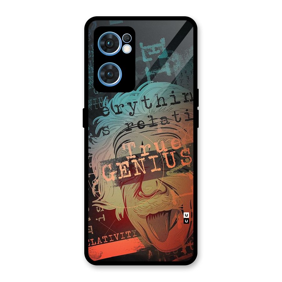 True Genius Glass Back Case for Oppo Reno7 5G