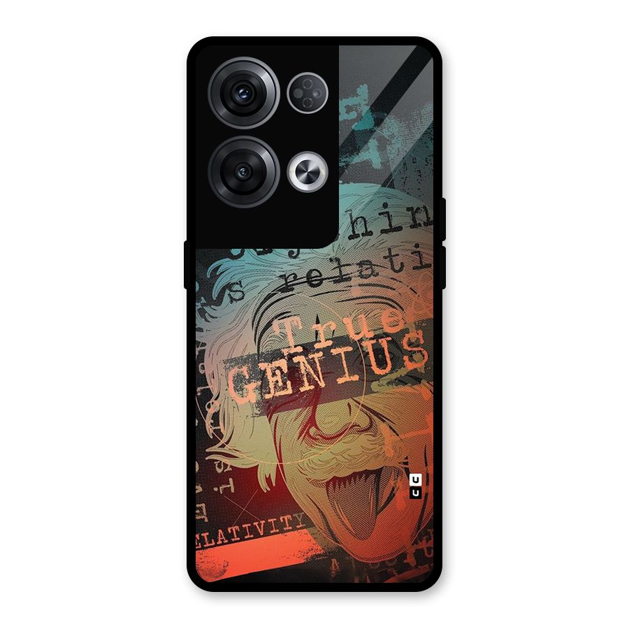 True Genius Glass Back Case for Oppo Reno8 Pro 5G