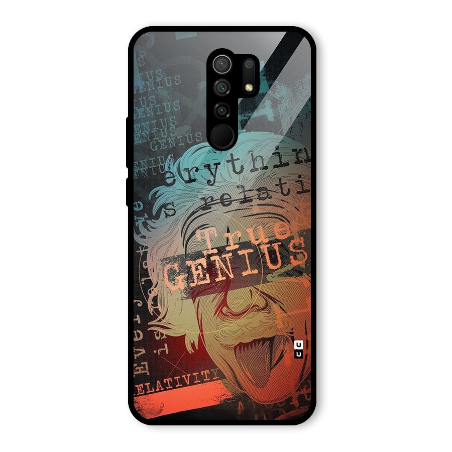 True Genius Glass Back Case for Poco M2