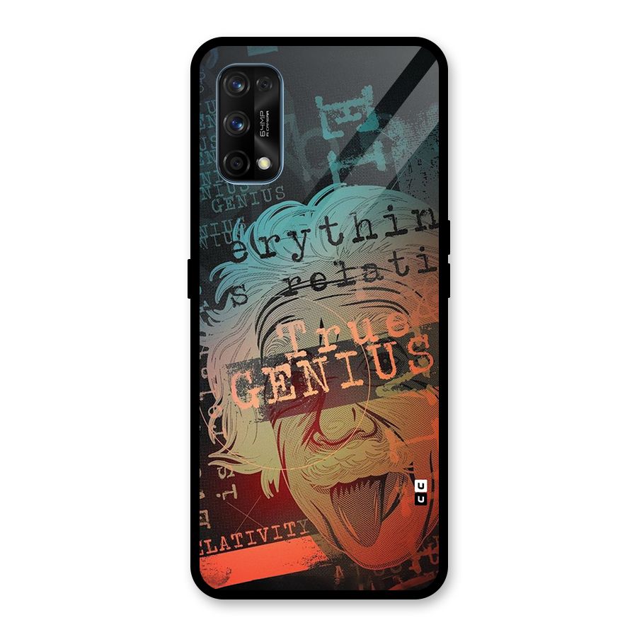 True Genius Glass Back Case for Realme 7 Pro
