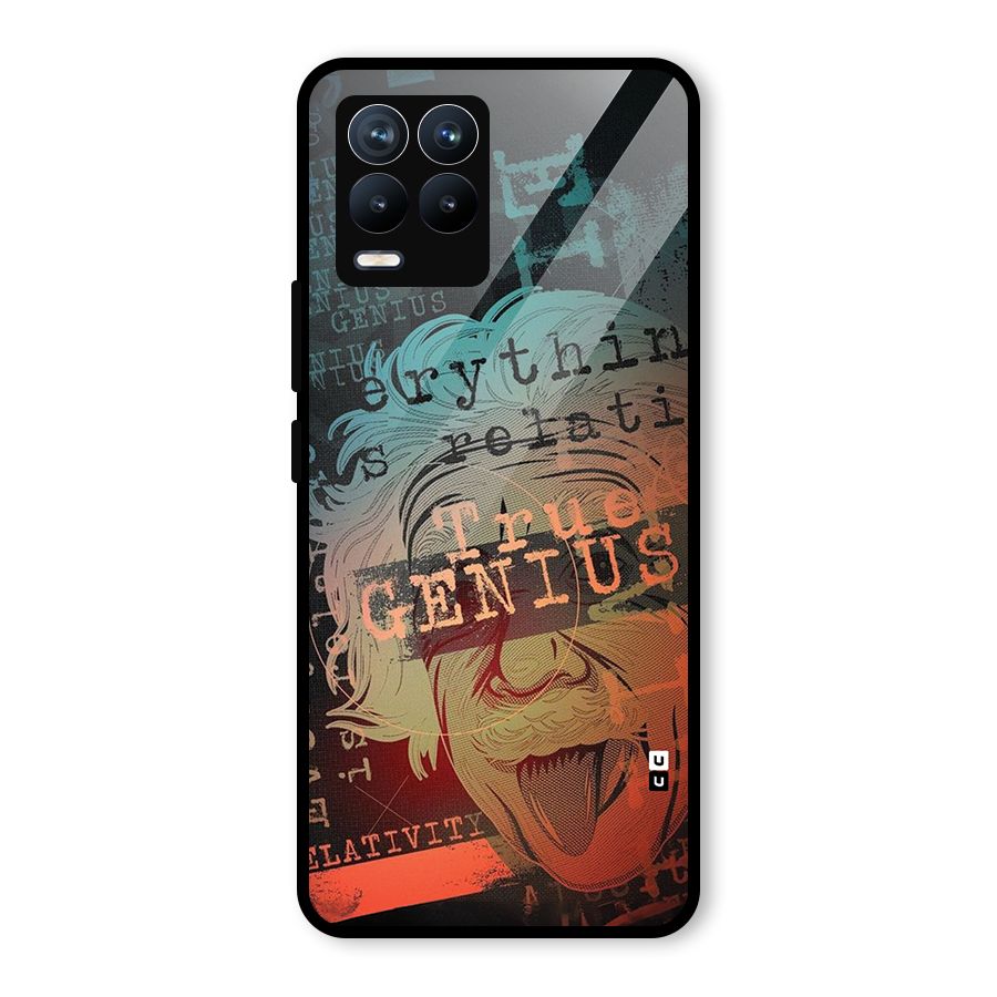 True Genius Glass Back Case for Realme 8