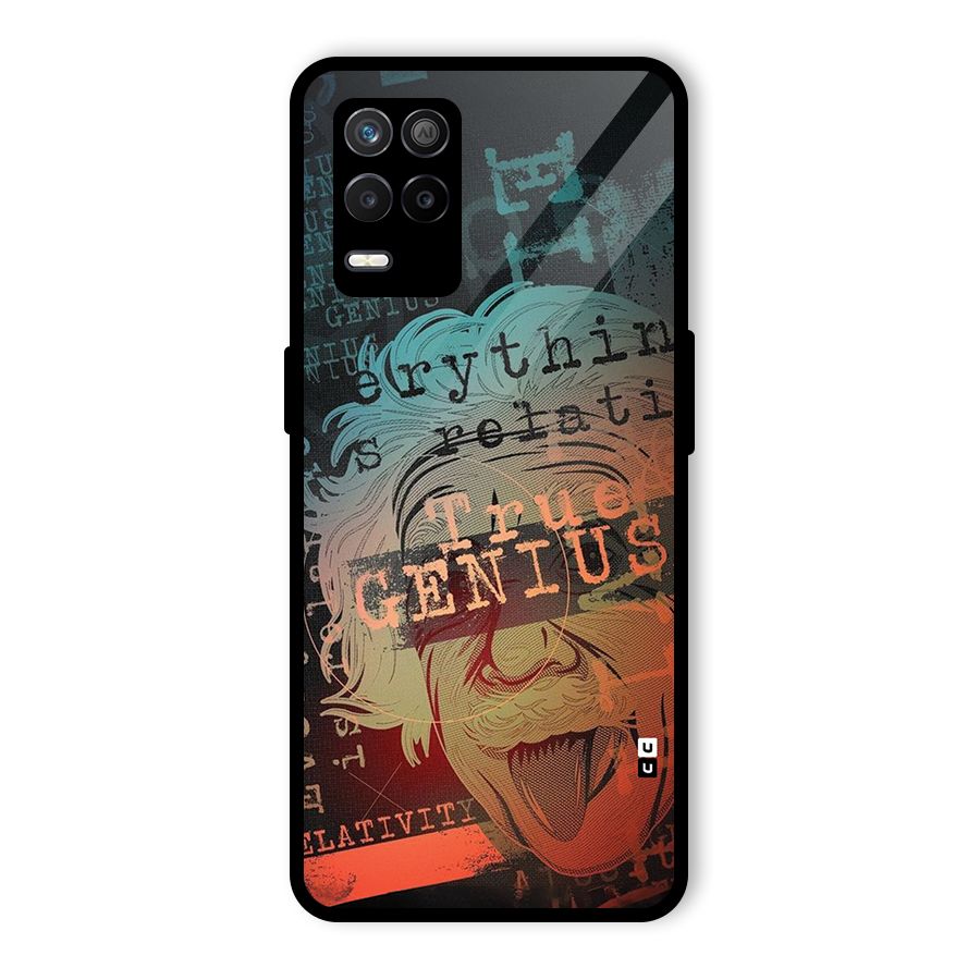 True Genius Glass Back Case for Realme 8s 5G