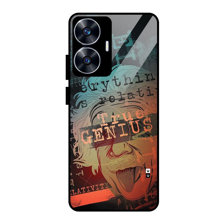 True Genius Glass Back Case for Realme Narzo N55