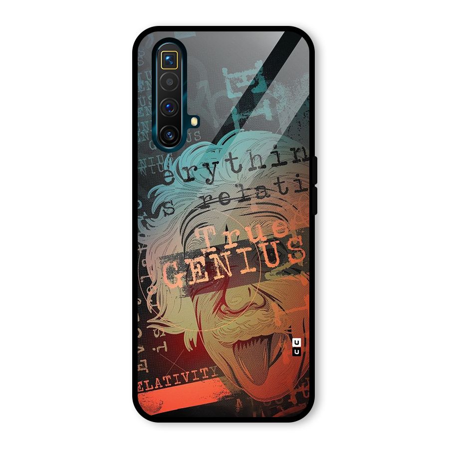 True Genius Glass Back Case for Realme X3