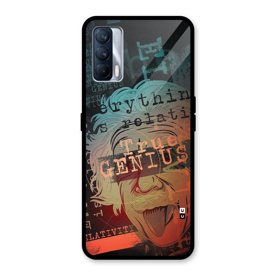 True Genius Glass Back Case for Realme X7