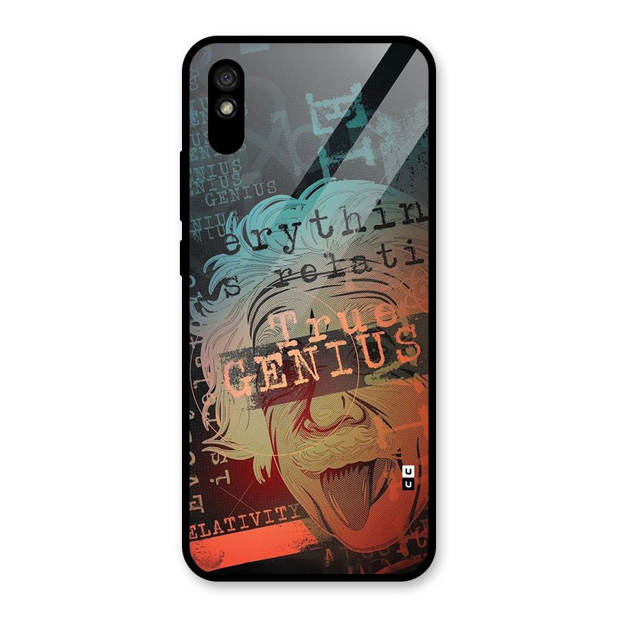 True Genius Glass Back Case for Redmi 9A