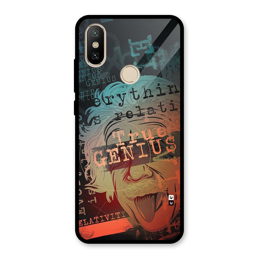 True Genius Glass Back Case for Redmi A2