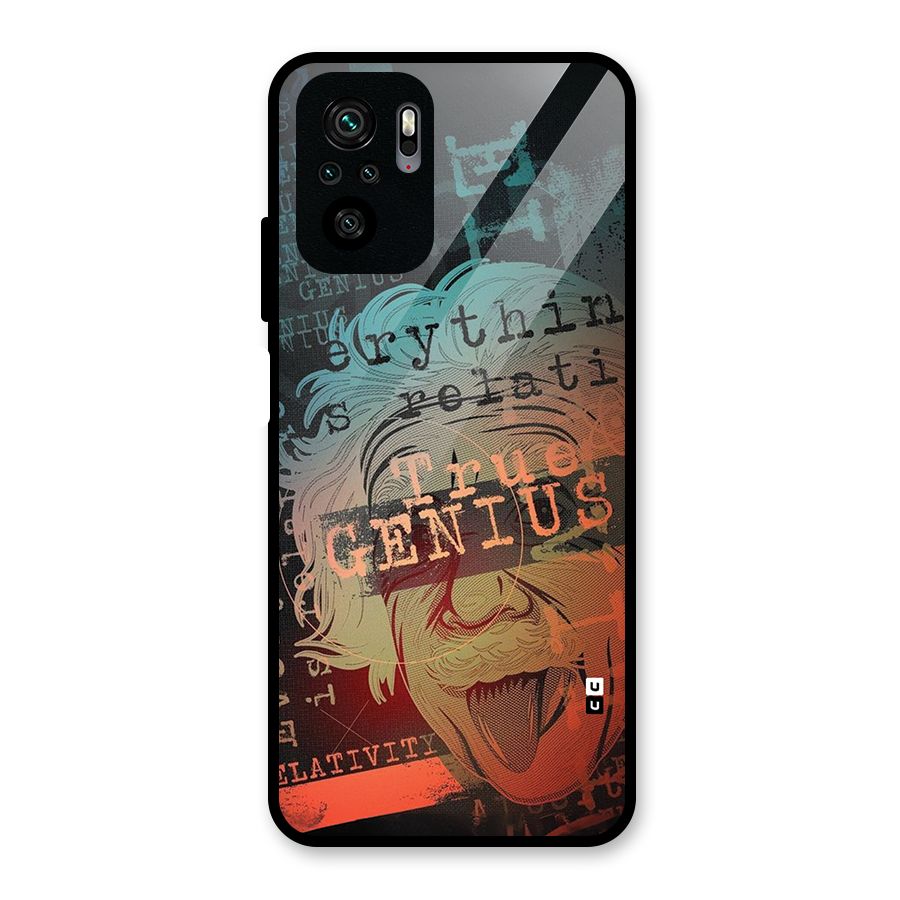 True Genius Glass Back Case for Redmi Note 10S