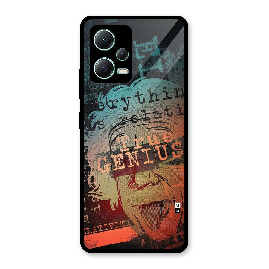 True Genius Glass Back Case for Redmi Note 12 5G